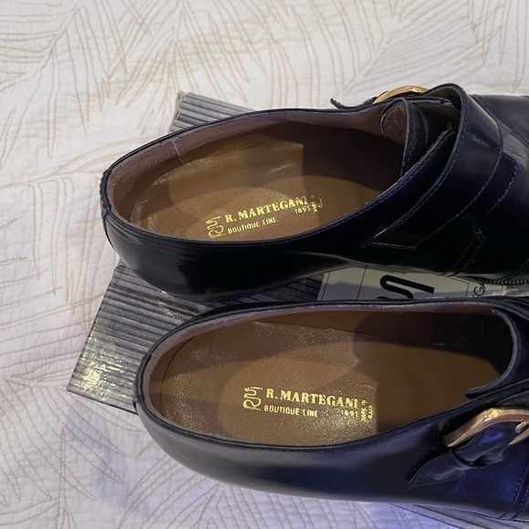 Vintage Romano Martegani Black Loafers NWT - Picture 9 of 11
